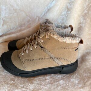 Clark’s Trigenic GORE-TEX Nubuck Leather Wool Lined Hiking Boots Womens 6.5M